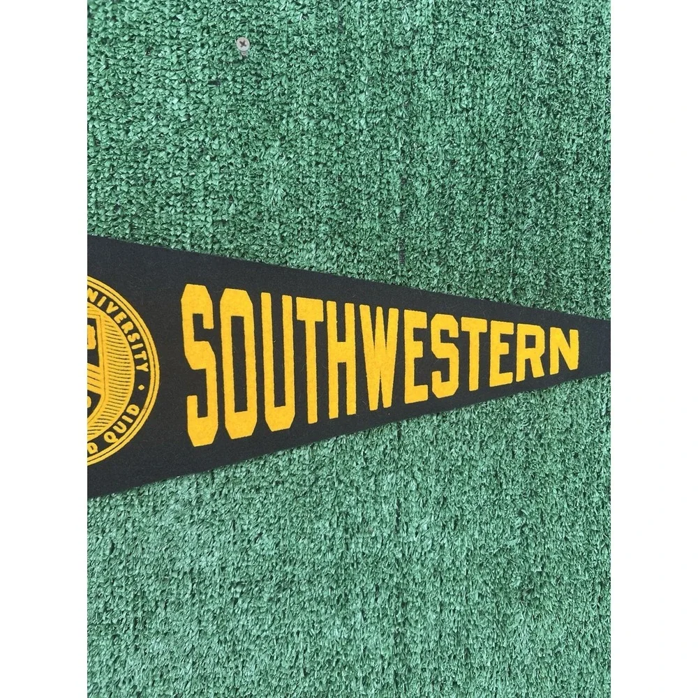 Southwestern University Pennant  Non Quis Sed Quid Georgetown, Texas